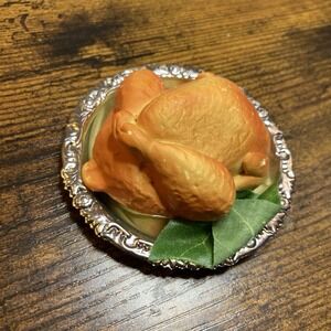 Annalee Mobilitee Pilgrim Thanksgiving Roast Turkey Tray Accessory 1:6 Barbie